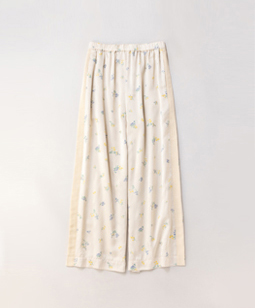 Wild flowers side ribbon pants