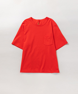 Soft T-cloth side-flare T-shirt