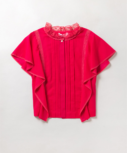 Ruffle sleeve blouse