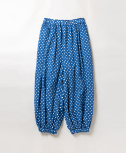 Polka dots fluffy pants