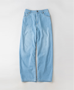 Organic denim curvy pants