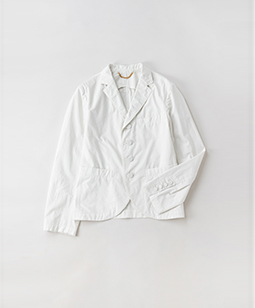 Twill typewriter peasant jacket