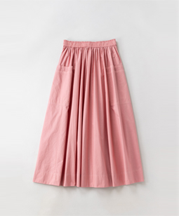 Cold mercerized cloth quatre pockets skirt