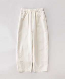 Compact satin cocoon pants