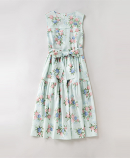 Red clovers sleeveless dress