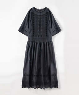 Victorian lace-trim Kiki dress