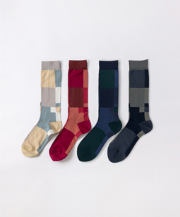 Color palette crew socks