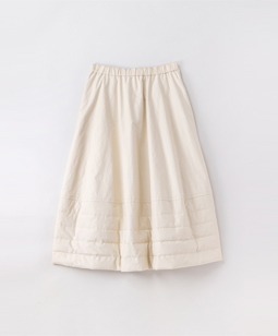 Micro taffeta padding skirt