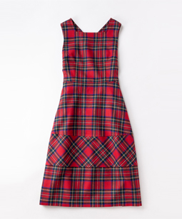 Tartan check lantern dress