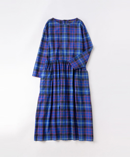 Vintage tartan check tablier dress