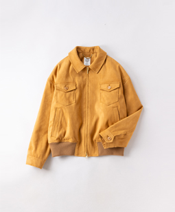 Heavy suede work jacket