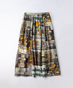 Schiele‘s landscapes tablier skirt