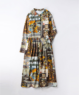 Schiele‘s landscapes shirt dress