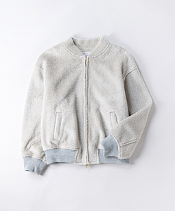 Teddy bear fur blouson