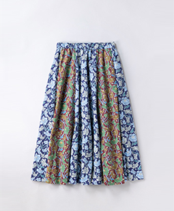 Louie‘s Poppies gored skirt