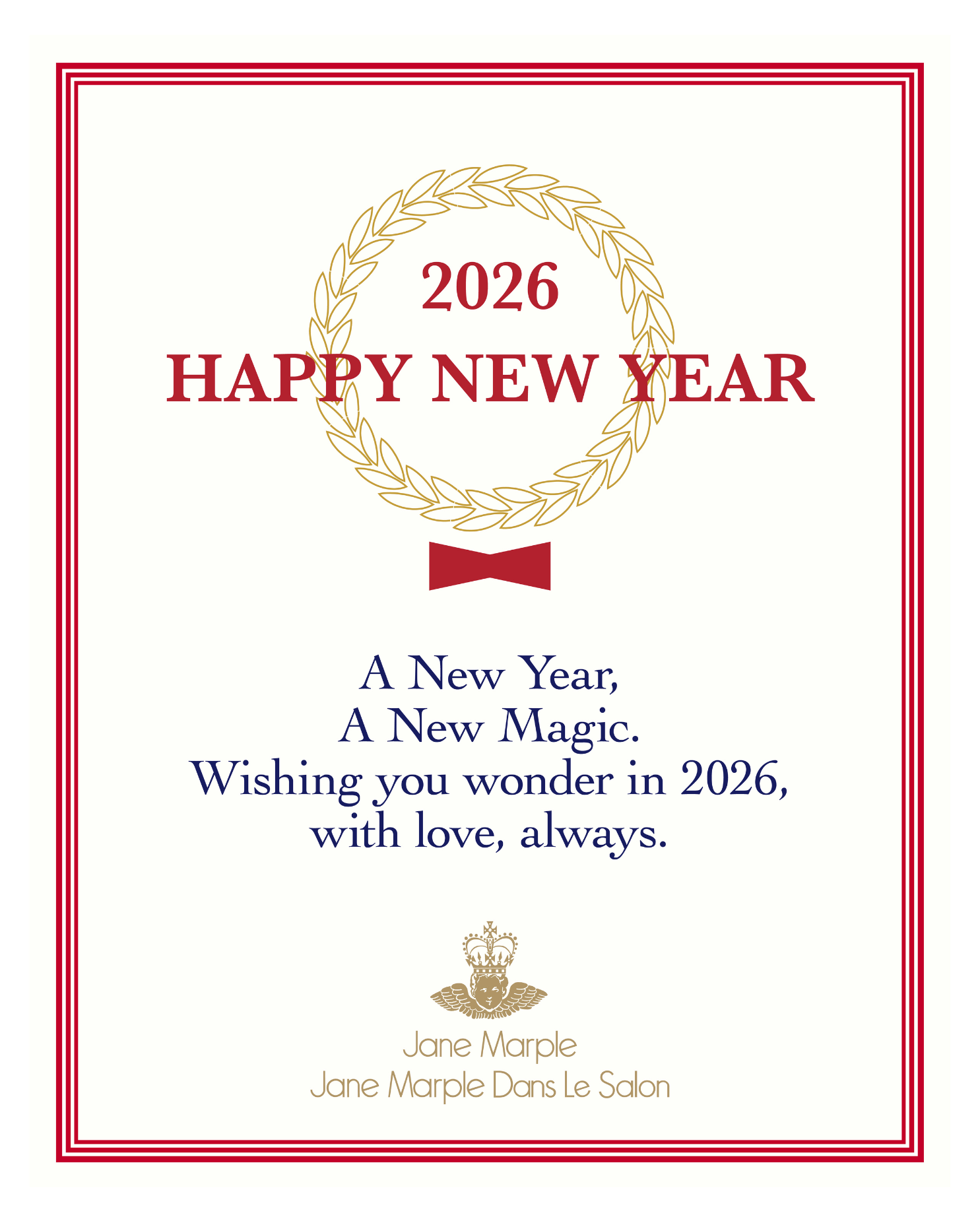 Jane Marple ／ ジェーンマープル ロゴ入り 木製ハンガー 3本セット Jane Marple ／ ジェーンマープル ロゴ入り 木製ハンガー 3本セット