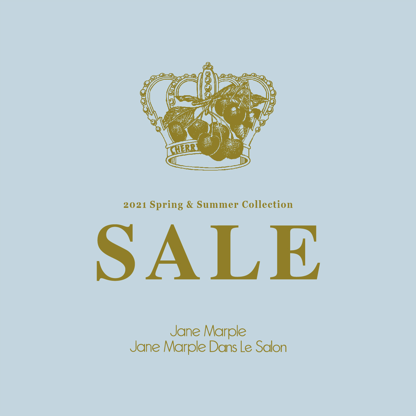 2021 Jane Marple SUMMER SALE のお知らせ | Jane Marple Official Web Site | St