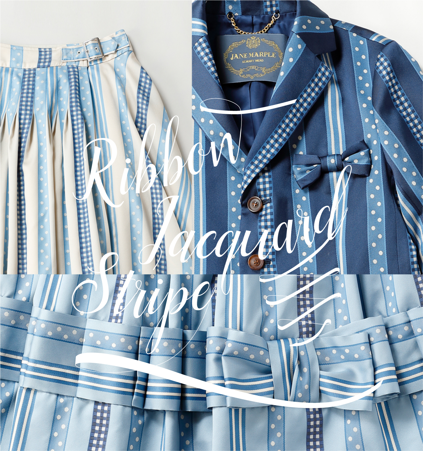 Ribbon jacquard stripe」 | Jane Marple Official Web Site | St.Mary ...